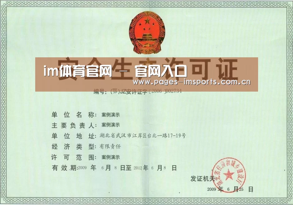 im体育官网荣誉证书三(图1)