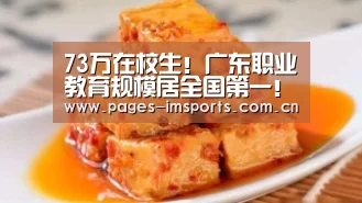 73万在校生!广东职业教育规模居全国第一!-im体育投注(图2) im体育官网